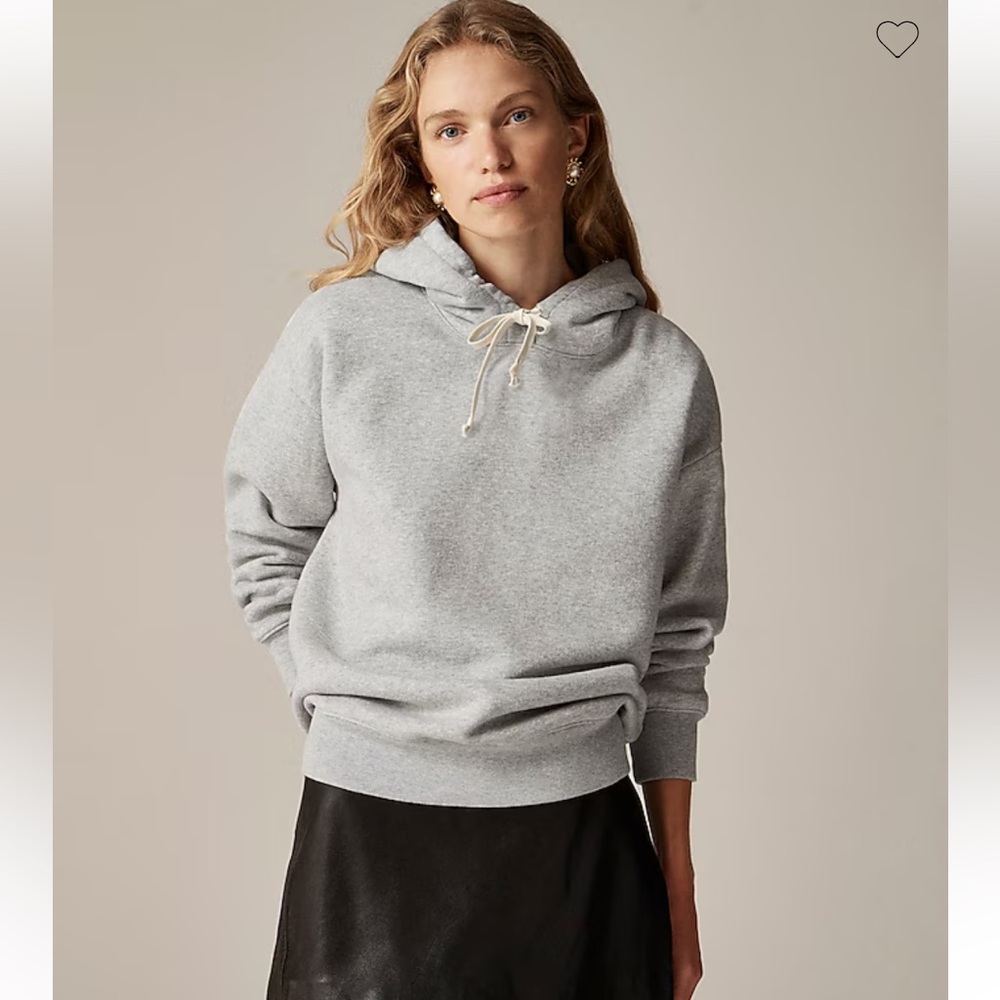J.Crew Relaxed Heritage Fleece Hoodie XS